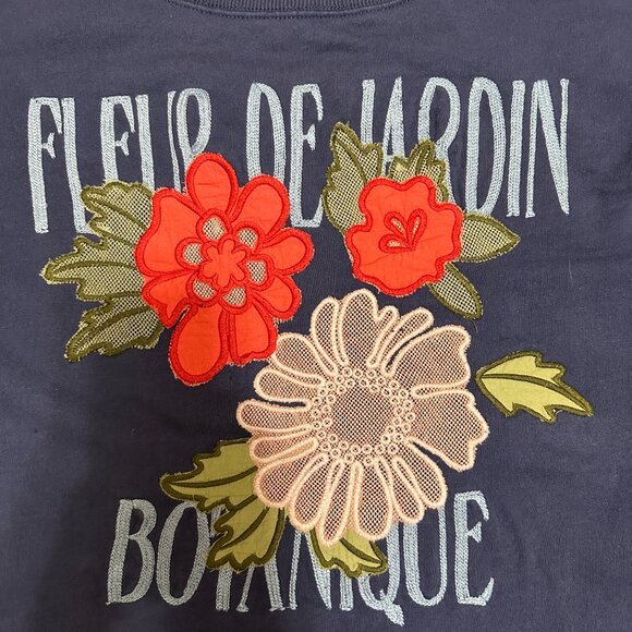 By Anthropologie Appliqué Pullover Sweater - Picture 6 of 9